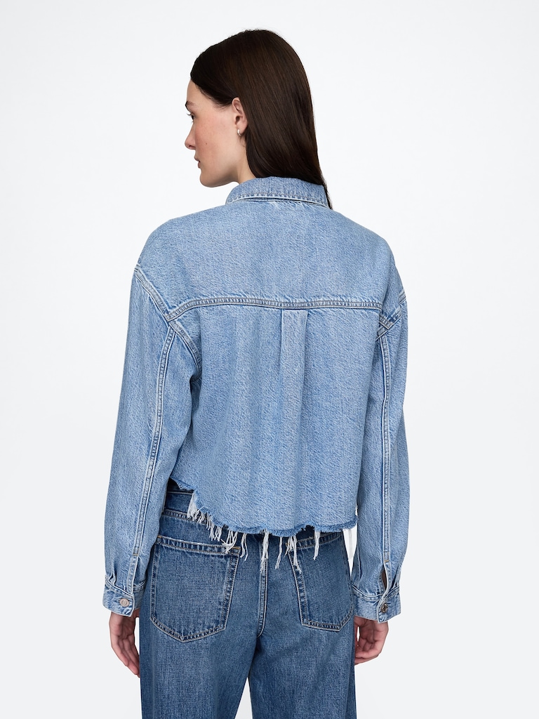 UltraSoft Icon Denim Crop Jacket
