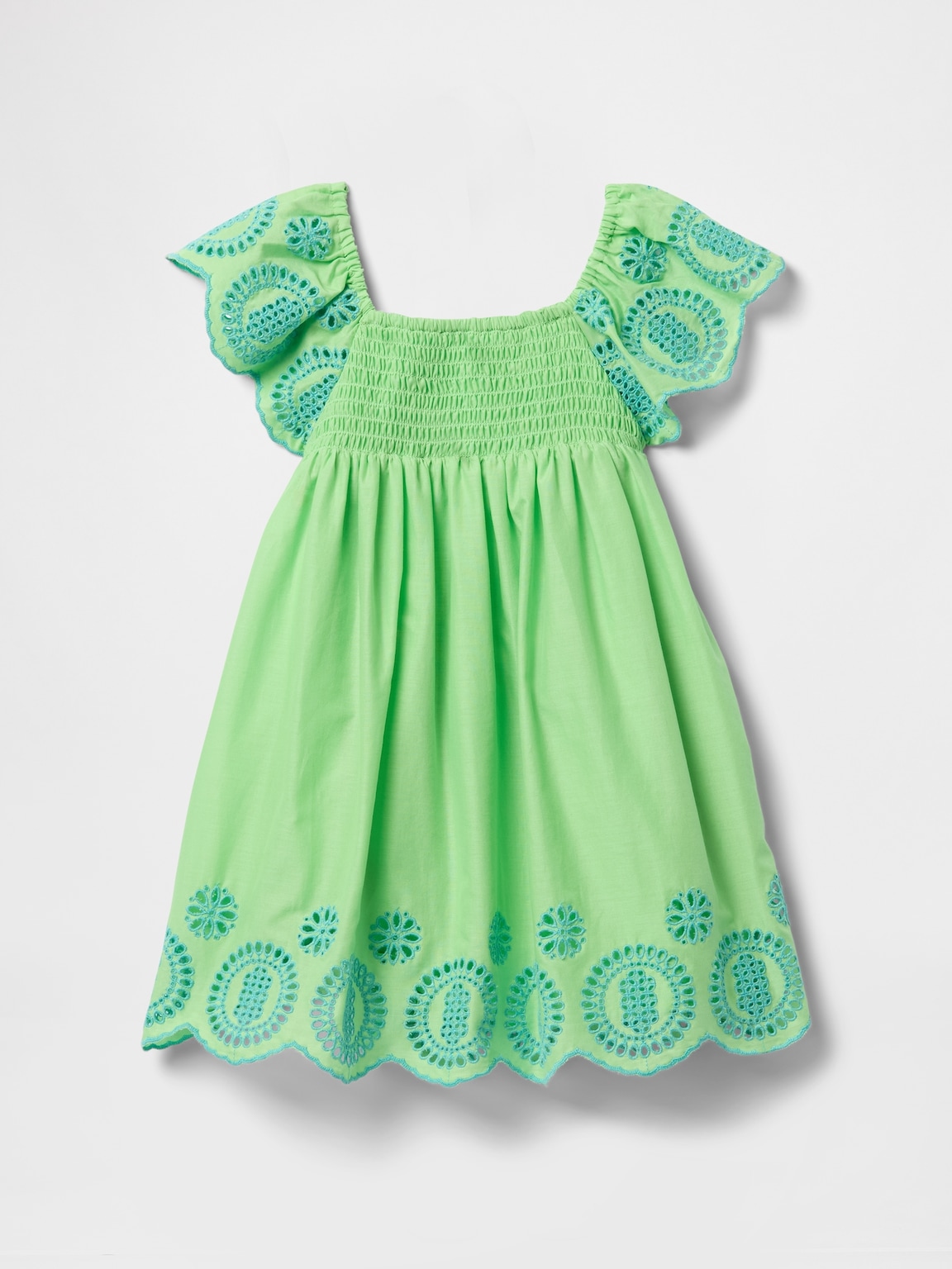 Baby & Toddler Smocked Eyelet Dress