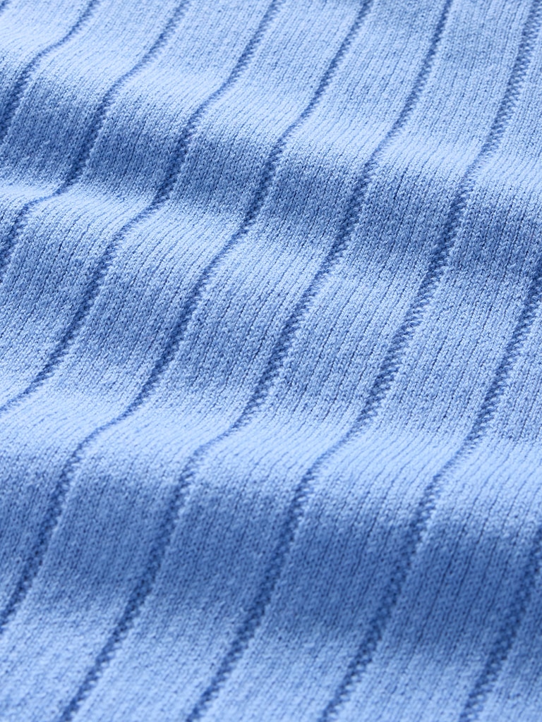 Kids Rib Polo Sweater