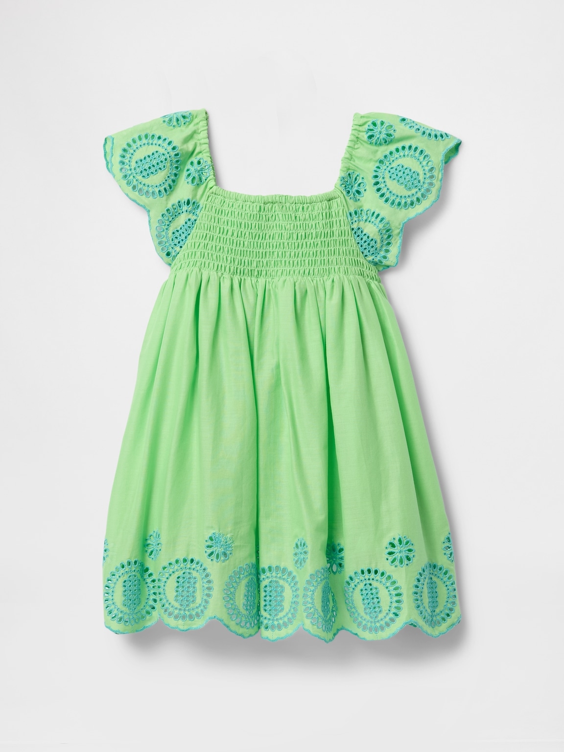 Baby & Toddler Smocked Eyelet Dress