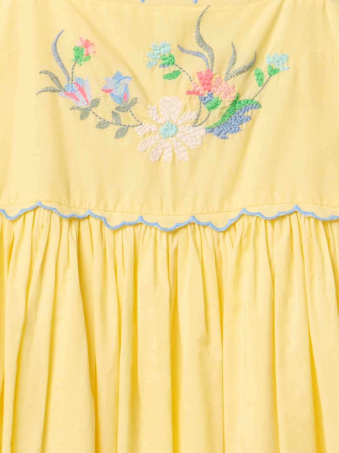 Kids Embroidered Midi Dress