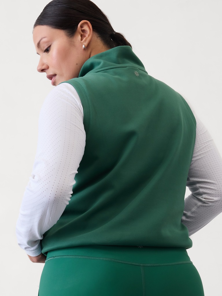 Unstoppable 1/2 Zip Cropped Vest