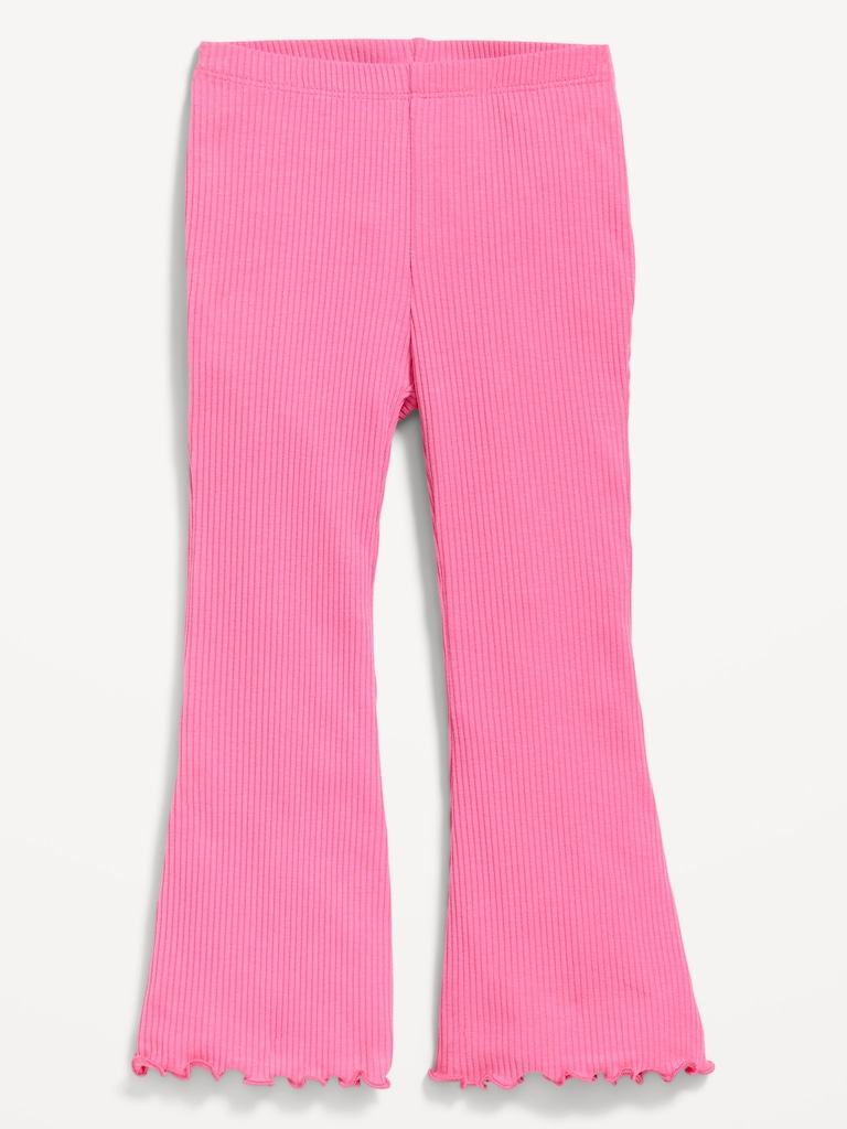 Ribbed Flare-Leg Leggings for Toddler Girls