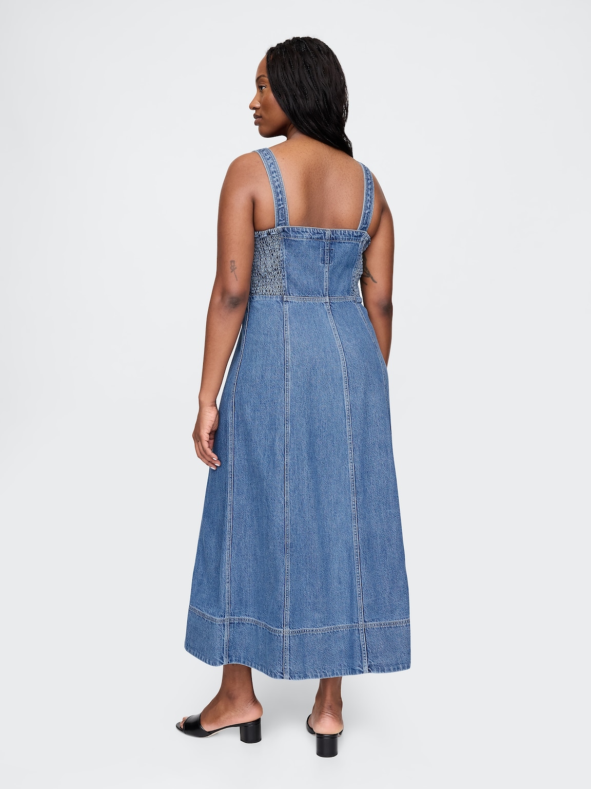 UltraSoft Denim Maxi Dress