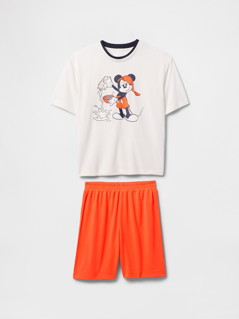 Gap × Disney Kids Recycled PJ Short Set