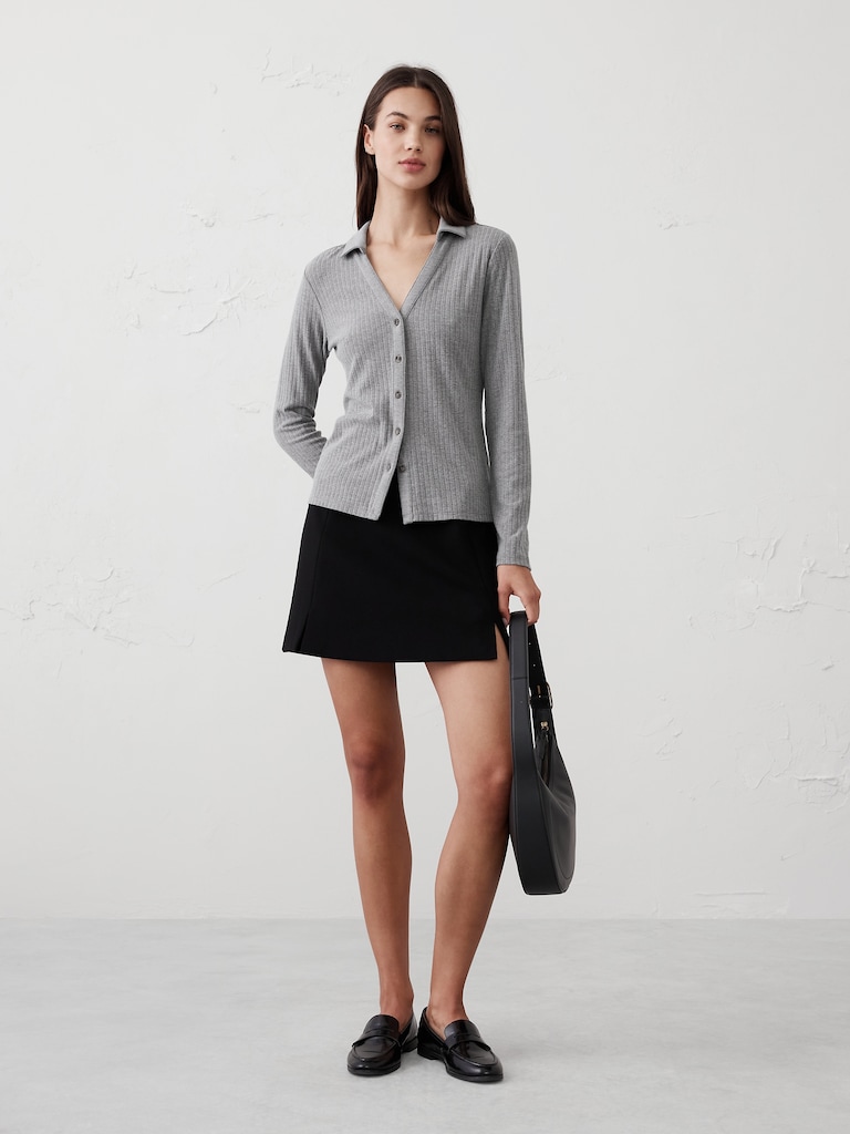 Collared Drop Needle Shirt