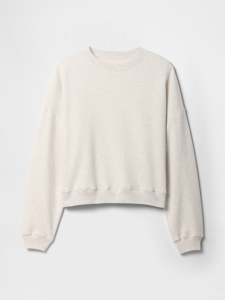 Relaxed Wedge Crewneck Sweatshirt