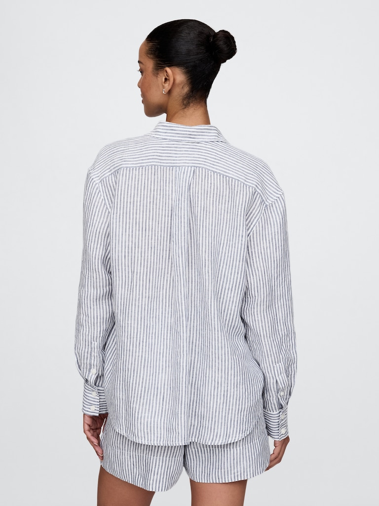 100% Linen Oversized Shirt