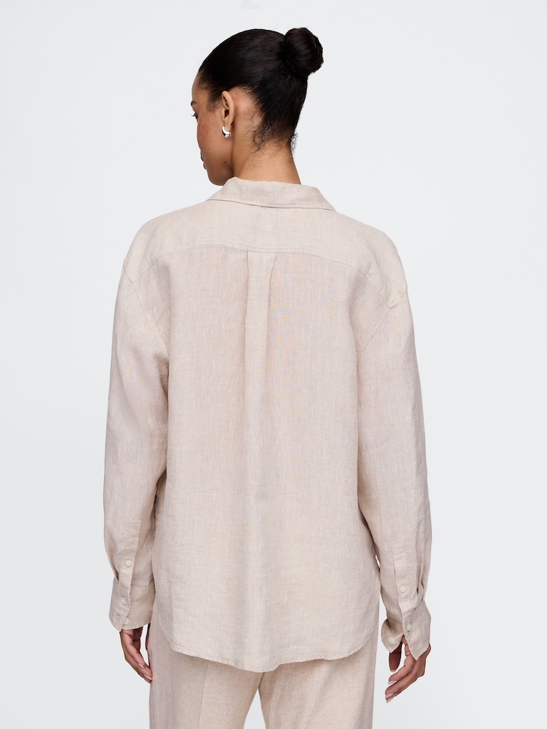 100% Linen Oversized Shirt