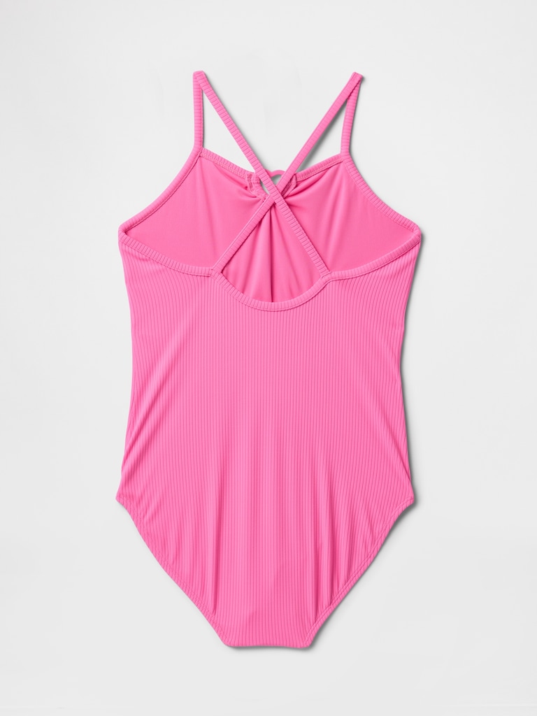 Kids Rib One-Piece Swimsuit