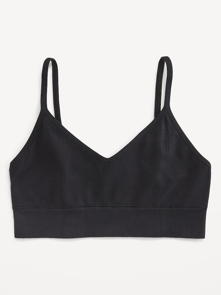 Seamless Ribbed Longline Bra