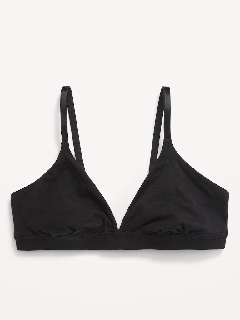 Everyday Cotton Triangle Bralette