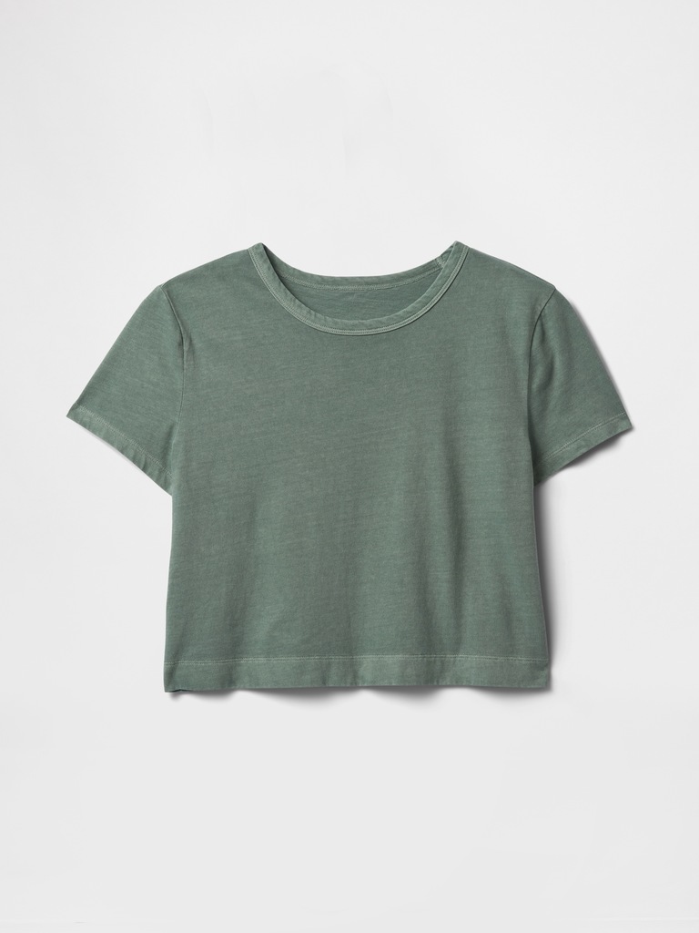 Organic Cotton VintageSoft Crop T-Shirt