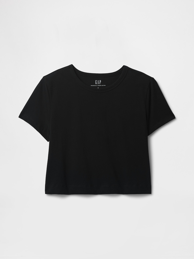 Organic Cotton VintageSoft Crop T-Shirt
