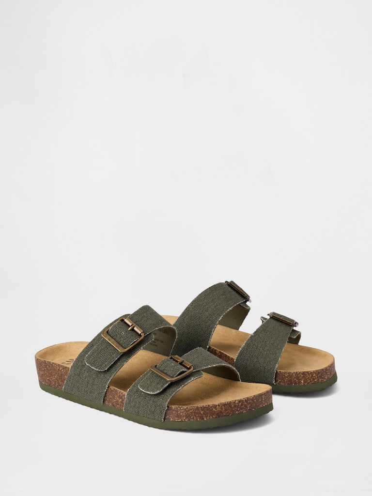 Kids Buckle Cork Sandals