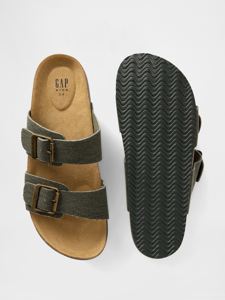 Kids Buckle Cork Sandals