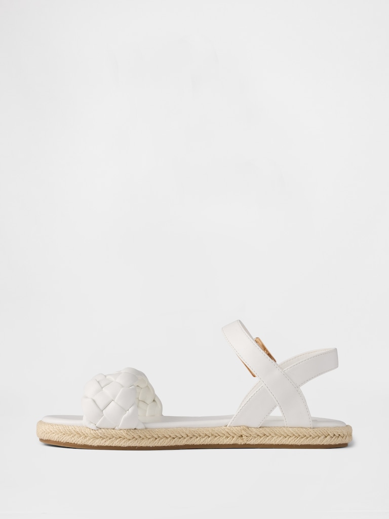 Kids Braided Espadrille Sandals