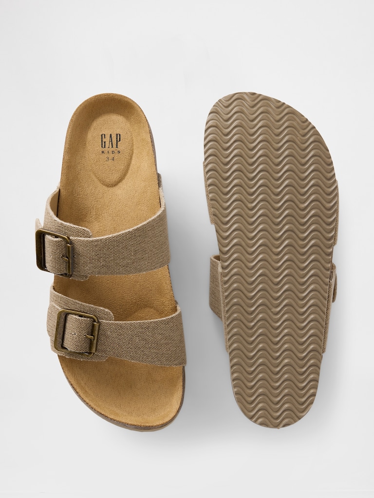 Kids Buckle Cork Sandals