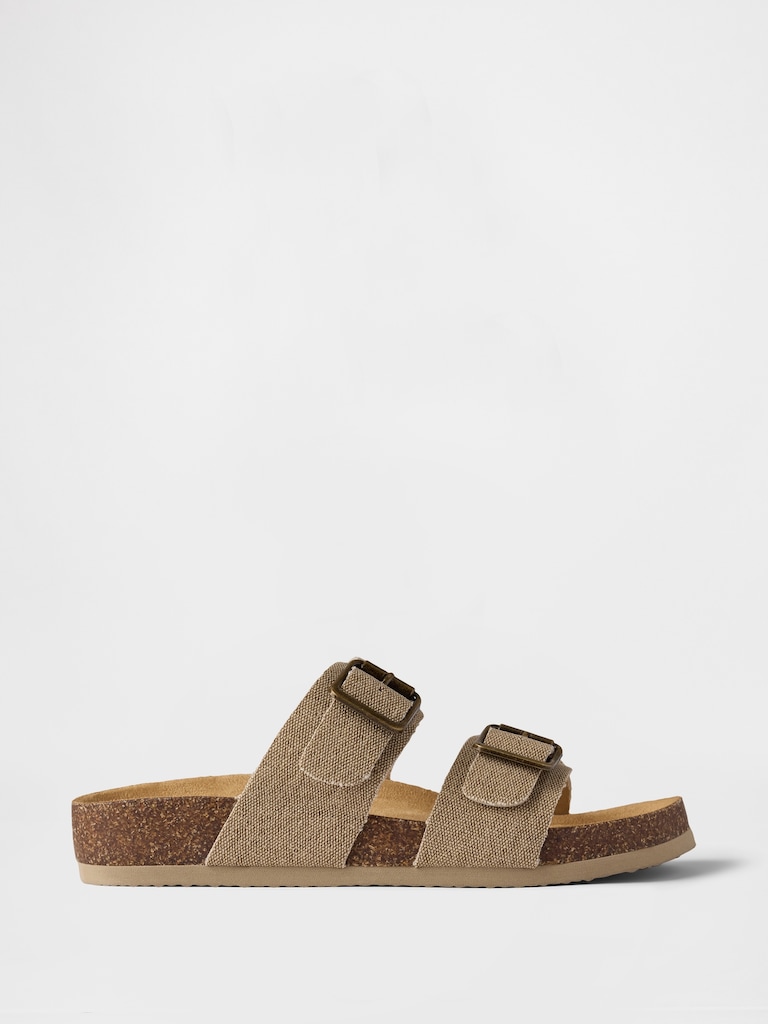Kids Buckle Cork Sandals