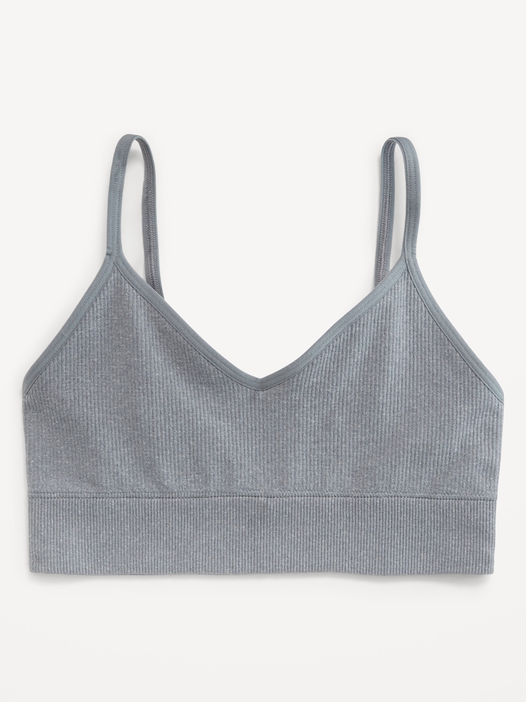 Seamless Ribbed Longline Bra