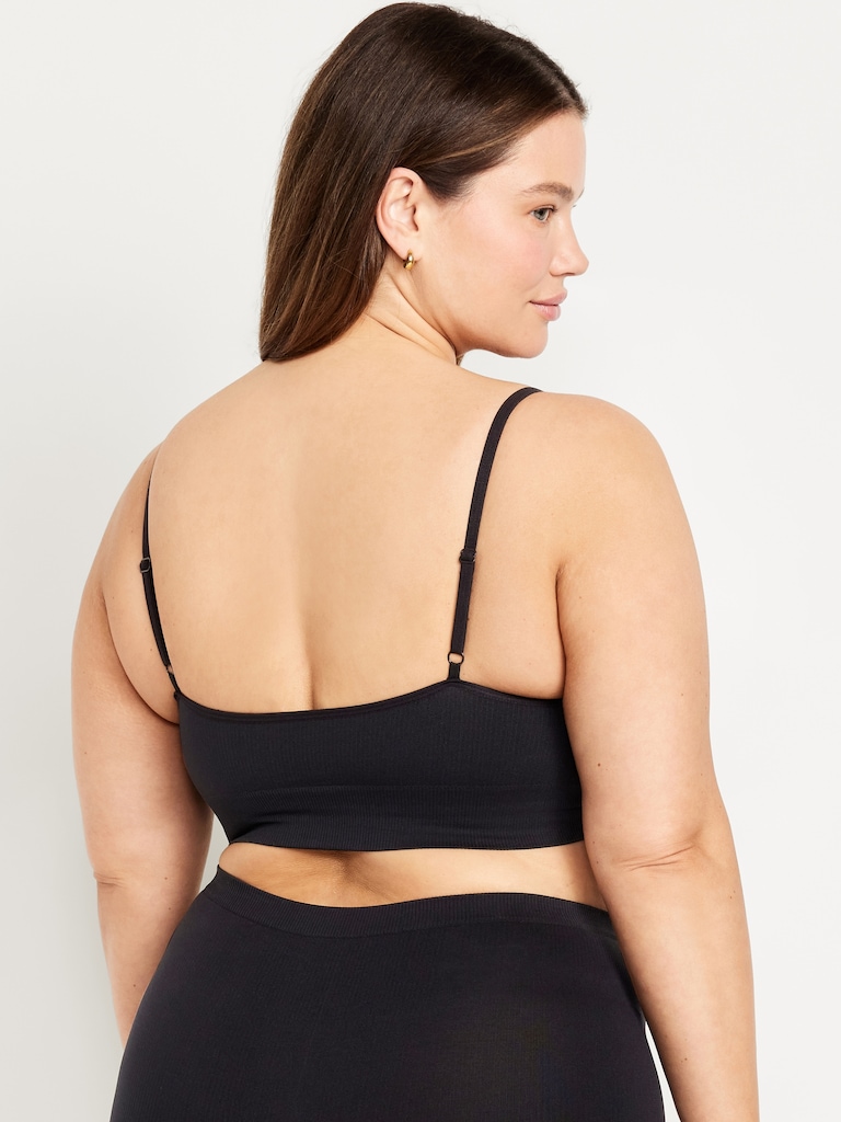 Seamless Ribbed Longline Bra
