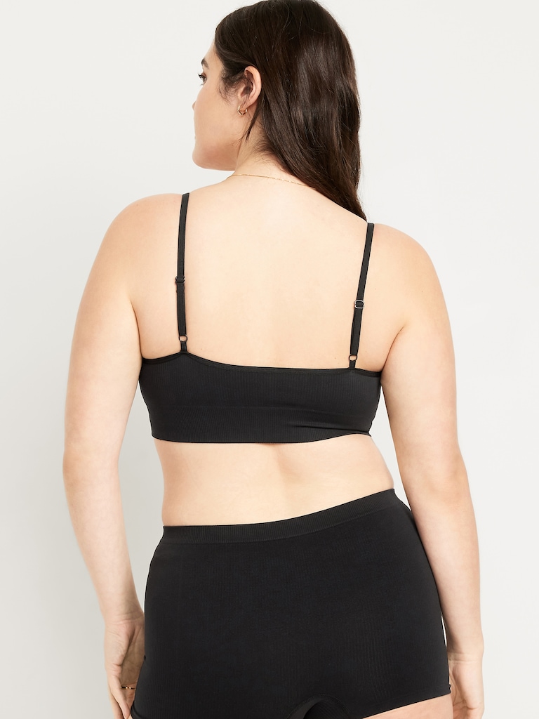 Seamless Ribbed Longline Bra