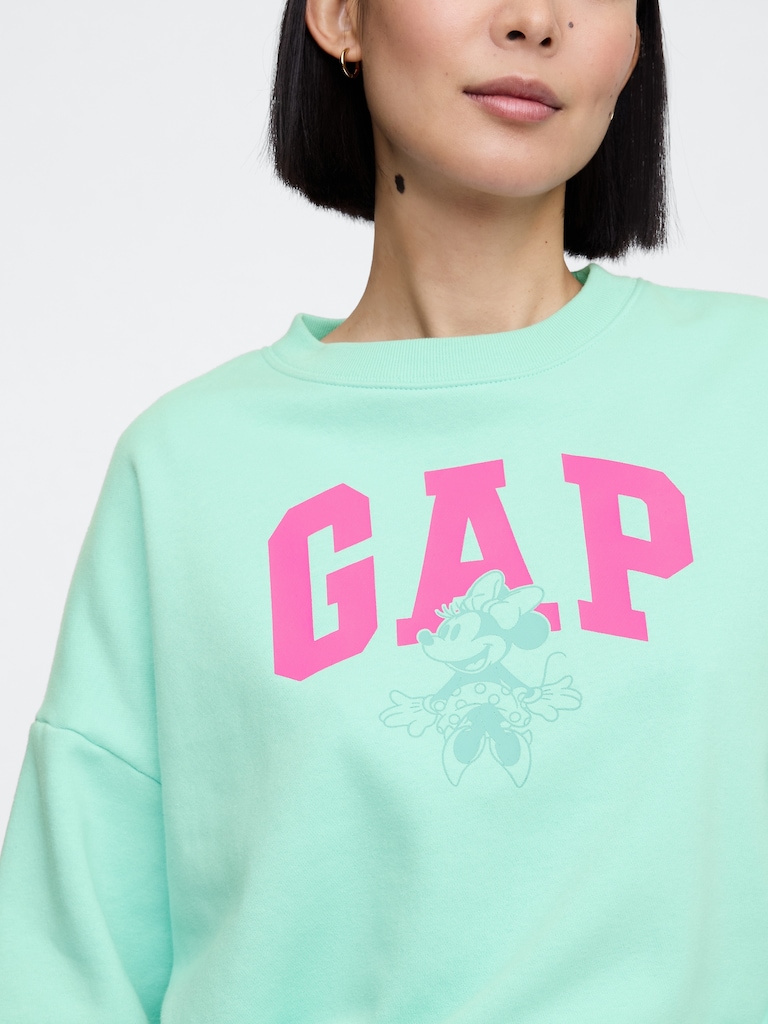 Gap × Disney Minnie Mouse Oversized Gap Logo Sweatshirt