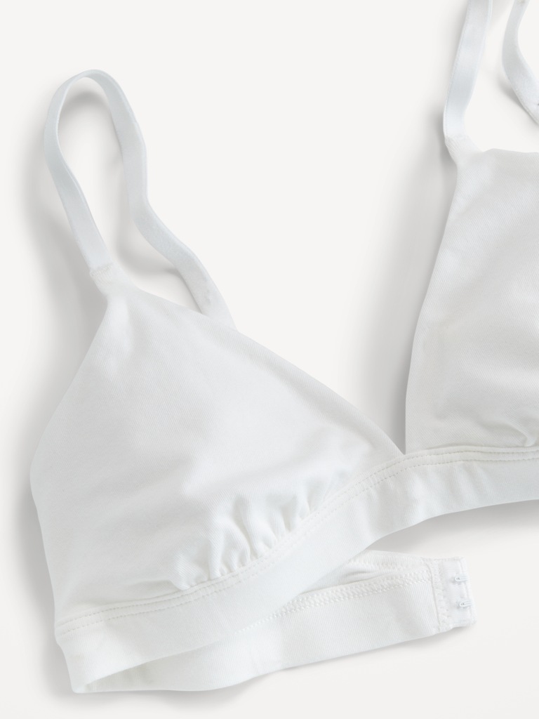 Everyday Cotton Triangle Bralette