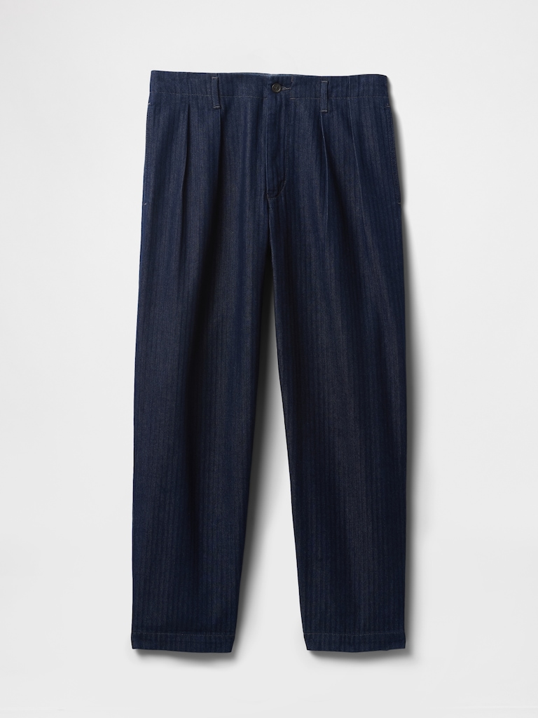 UltraSoft Denim Herringbone Trousers