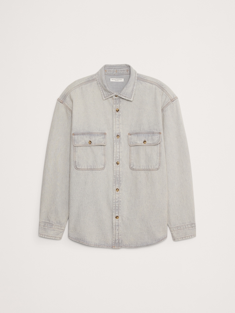 Relaxed-Fit Denim Overshirt