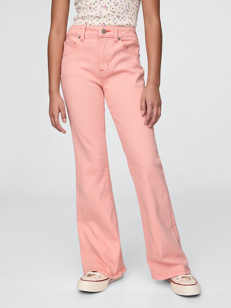 Kids High Rise '70s Flare Jeans