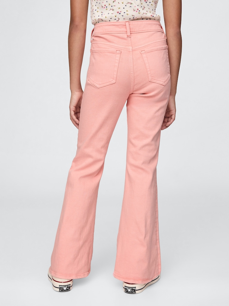 Kids High Rise '70s Flare Jeans
