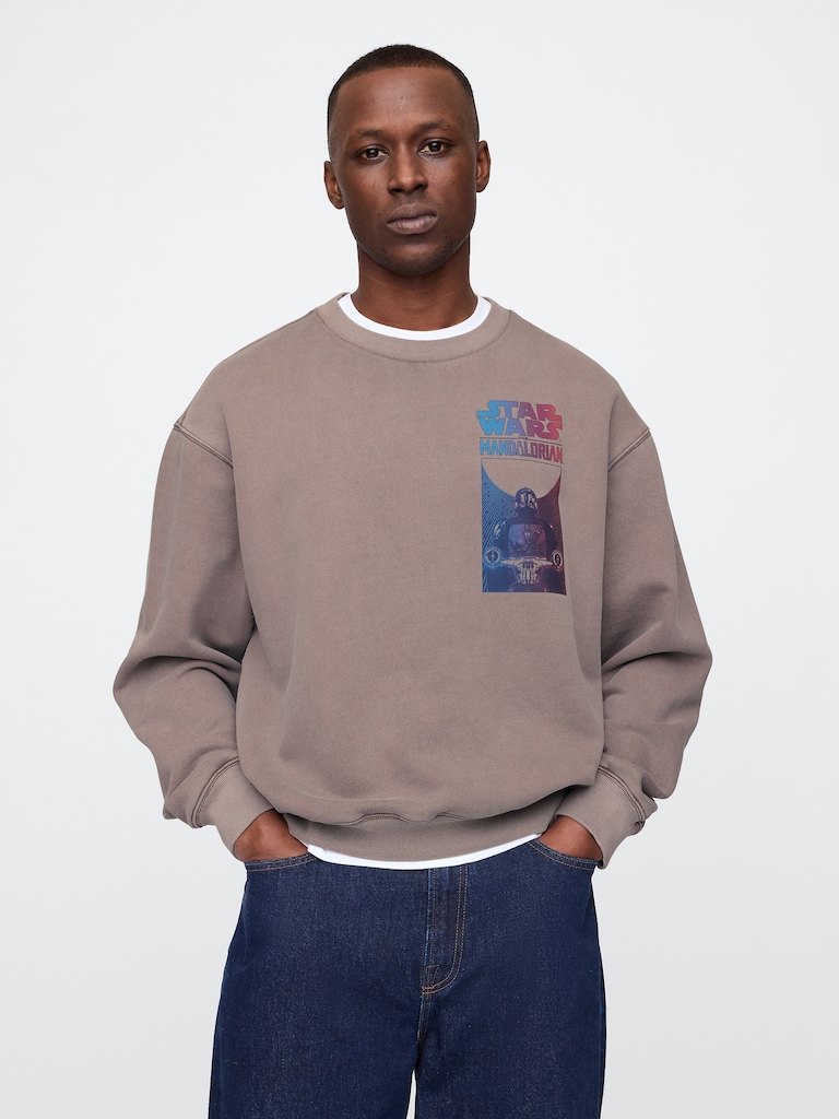 Star Wars Oversized Graphic Sweatshirt