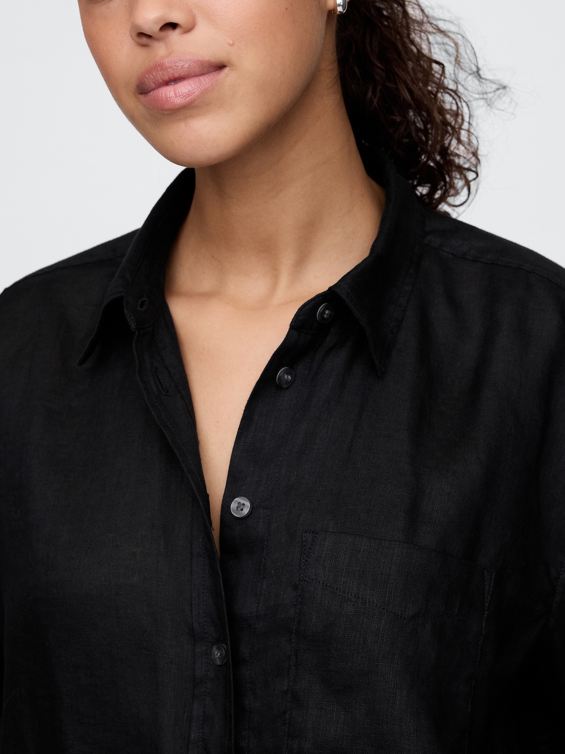 100% Linen Oversized Shirt