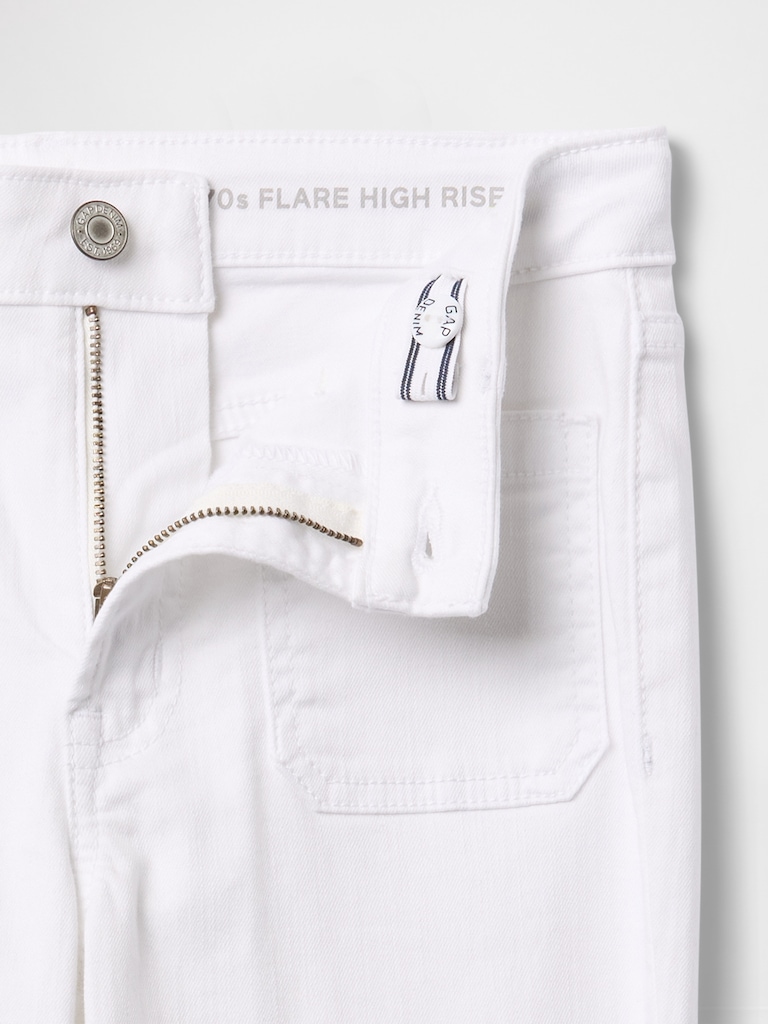 Kids High Rise '70s Flare Jeans