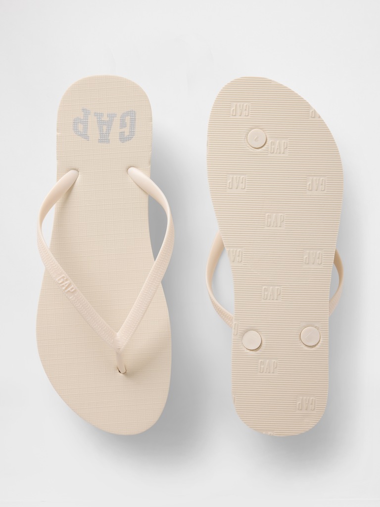 Gap Logo Flip Flops