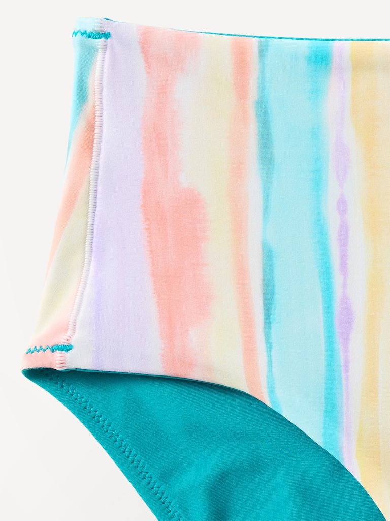 Athleta Girl Reversible High Rise Swim Bottom