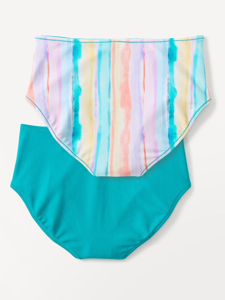 Athleta Girl Reversible High Rise Swim Bottom