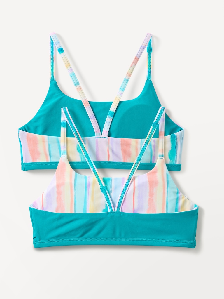 Athleta Girl Reversible Scoop Bikini Top