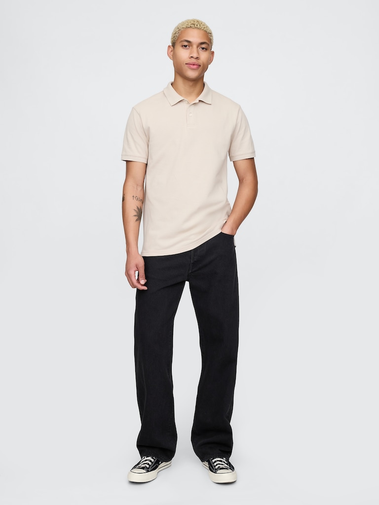 Pique Polo Shirt