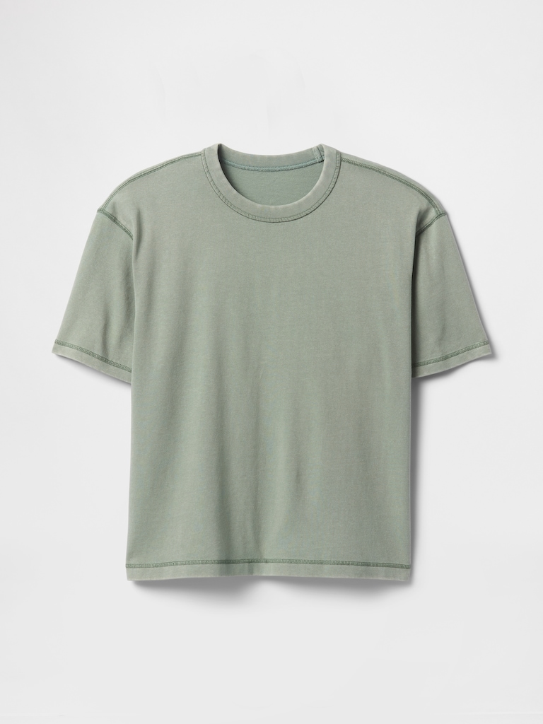Adult Heavyweight Crop T-Shirt