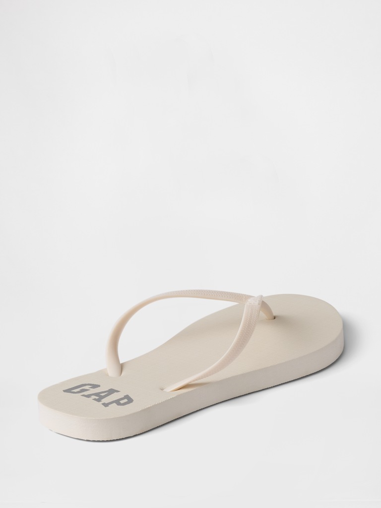 Gap Logo Flip Flops