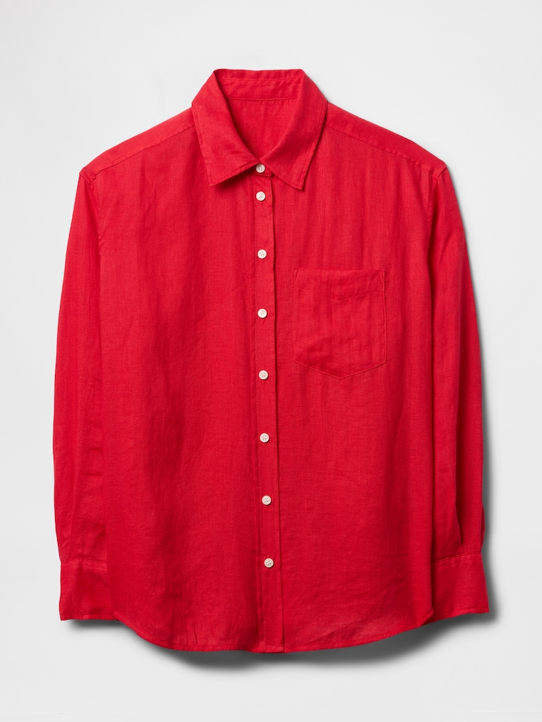 100% Linen Oversized Shirt