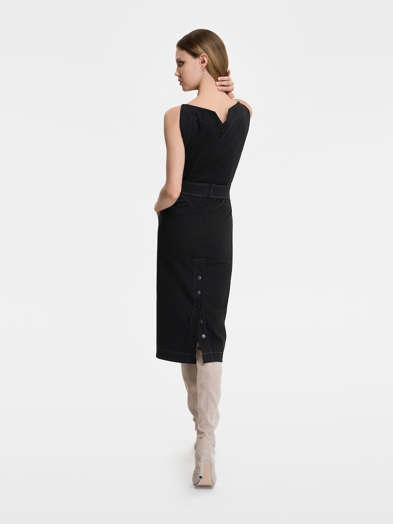 GapStudio Seamed Denim Dress