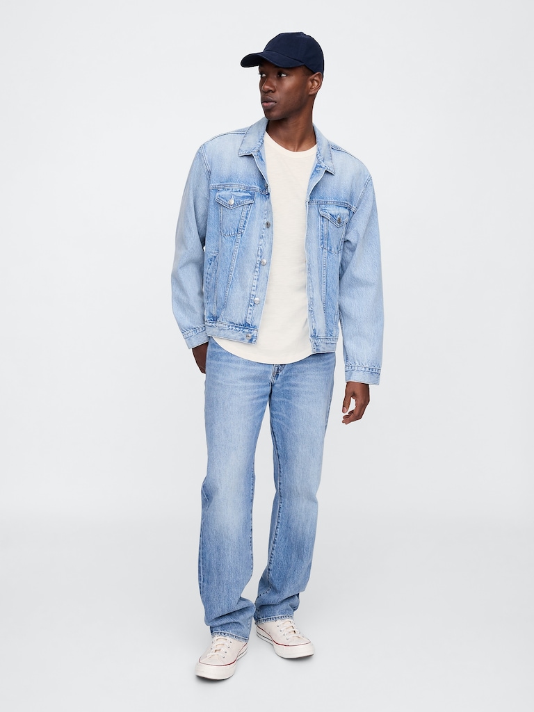 Lived-In Curved Hem Crewneck T-Shirt