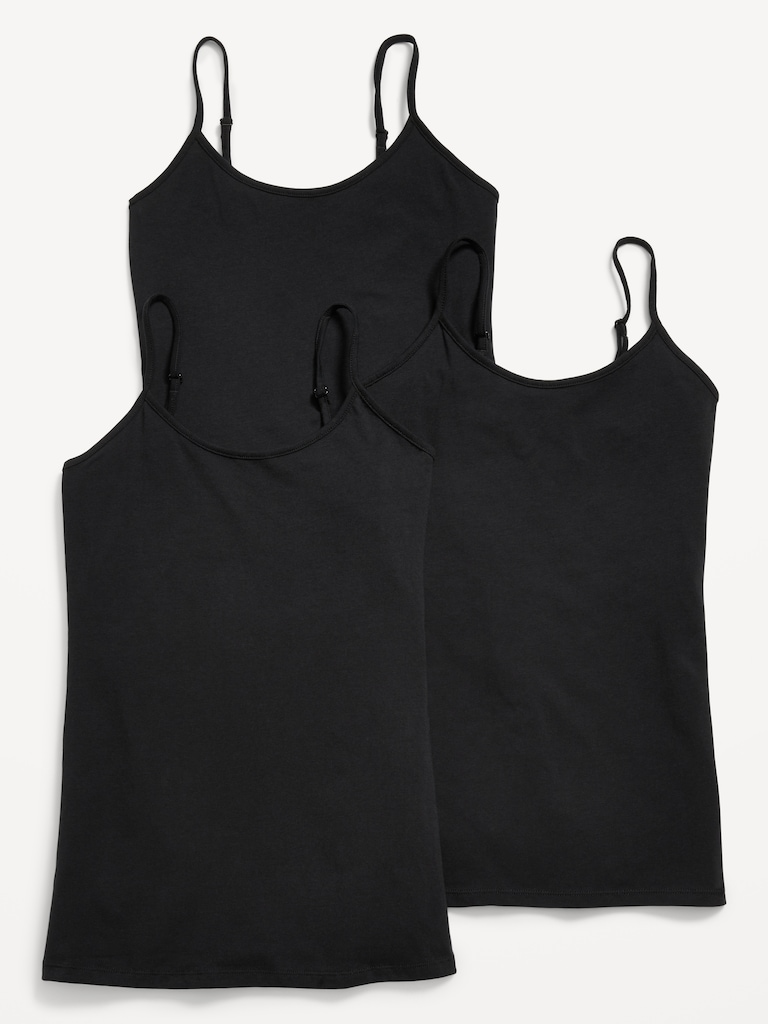 First-Layer Cami Tunic Tank Top 3-Pack