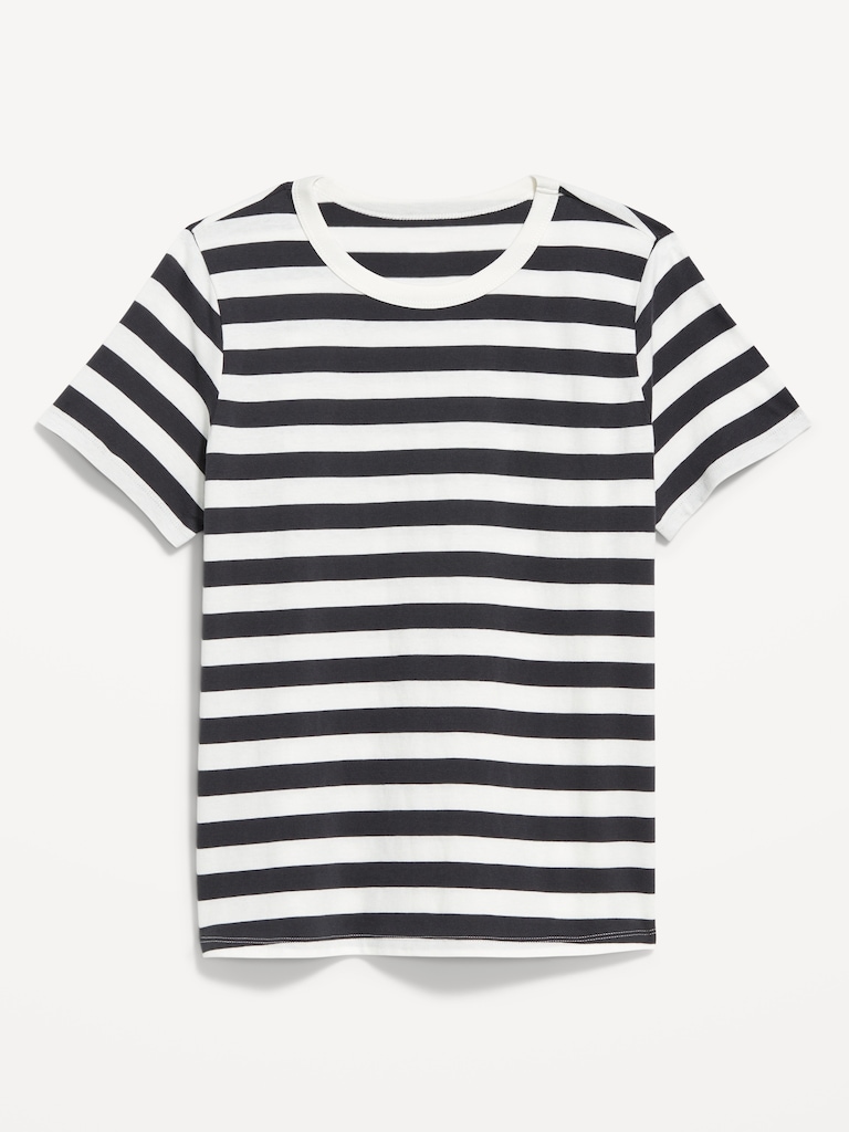 EveryWear Crew-Neck Striped T-Shirt