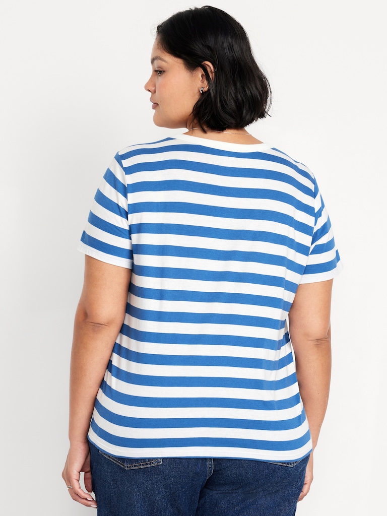 EveryWear Crew-Neck Striped T-Shirt