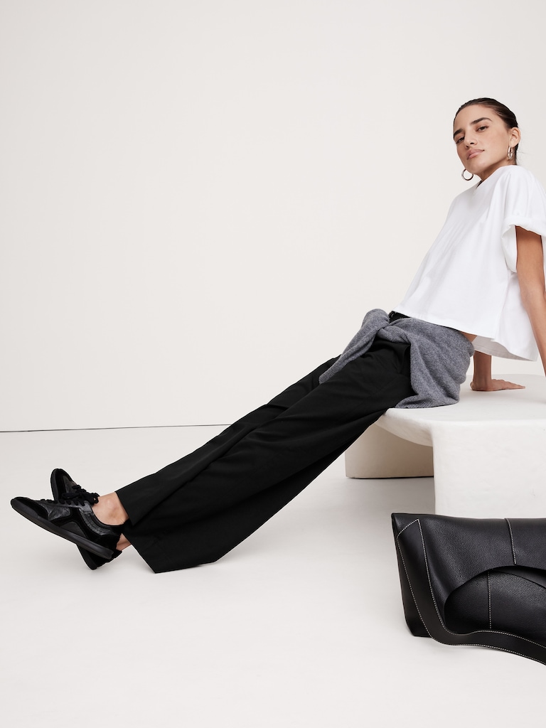 The Everyday Wide-Leg Pant in Tencel™-Cotton
