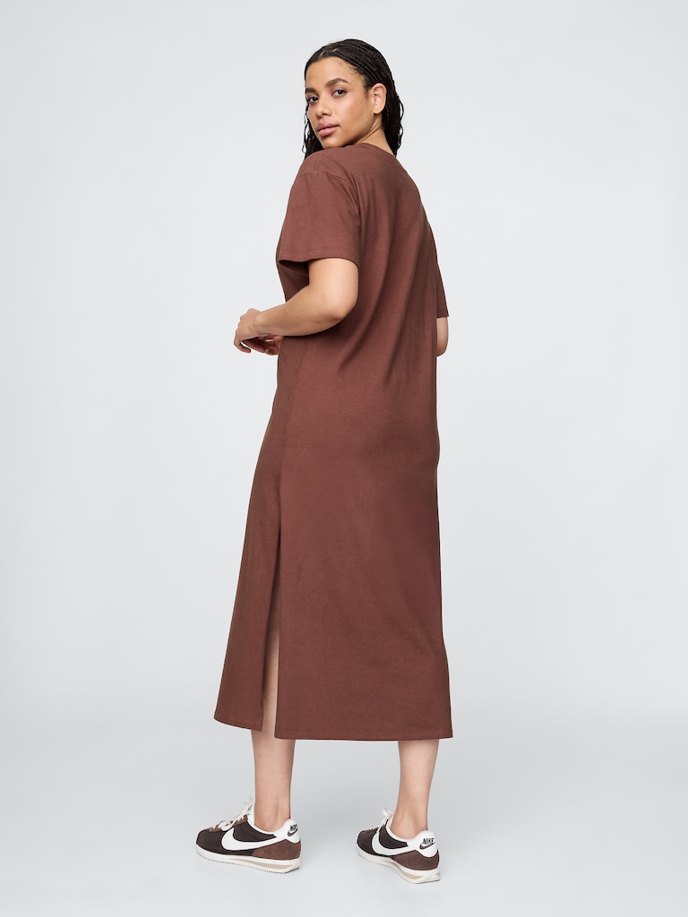 Organic Cotton VintageSoft Maxi T-Shirt Dress